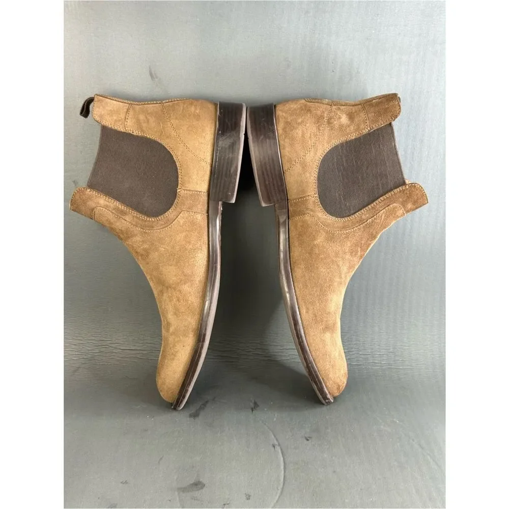 Johnston & Murphy brown suede Chelsea boots shoes men’s size 11.5